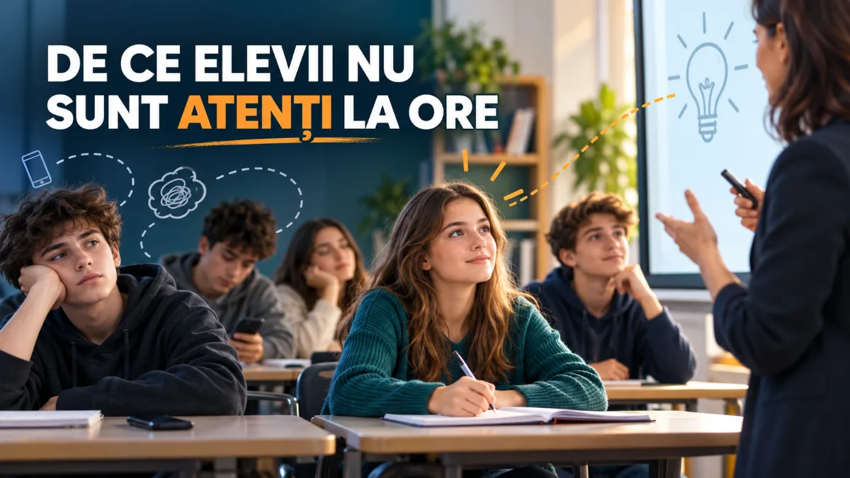 De ce elevii nu sunt atenți la ore